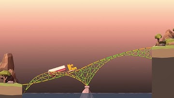 Poly Bridge 2 Level 3 -5 "Semi Slope" 100%