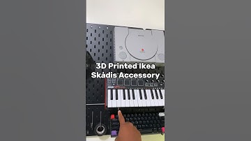 You can upgrade your Skadis pegboard with 3D printing.. #3dprinting #tech #shorts