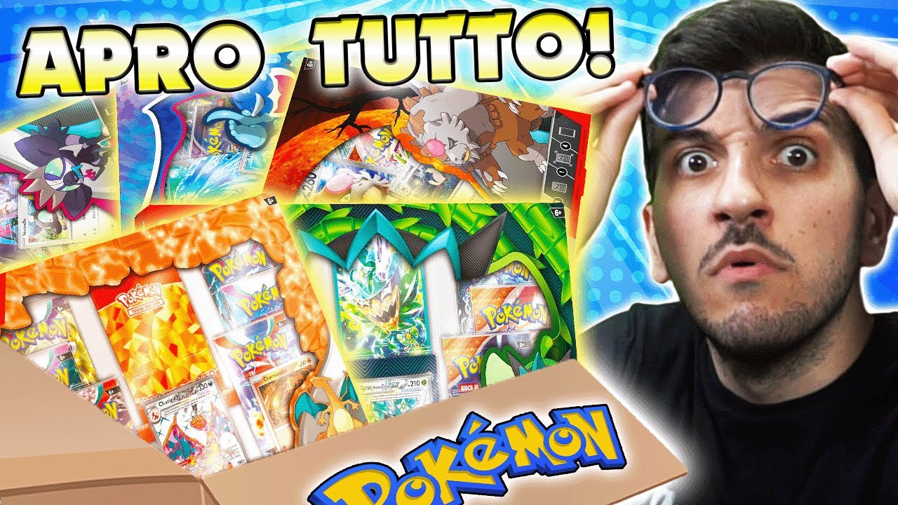 APRO TUTTE le NUOVE COLLEZIONI di CARTE POKEMON