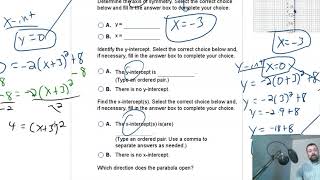 Chapter 3 - Exam Review - College Algebra