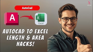 AutoCAD Length & Area Export to Excel Automatically in 1 Click! 🚀 | Must-Have LISP for QS & CAD User