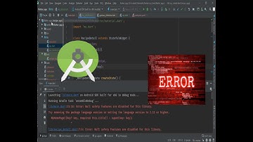ERROR : Null Safety Features Are Disabled | Flutter | Android Studio || SOLVED! ||