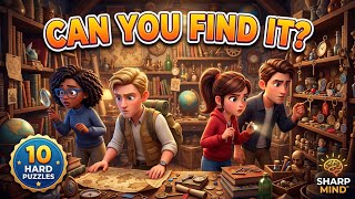 10 Hard Missing Object Puzzles 🧠 | Can You Find Them All