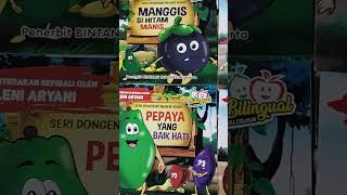 Buku Cerita Anak Bergambar Seri Dongeng Negeri Buah Blilingual  Full Colour
