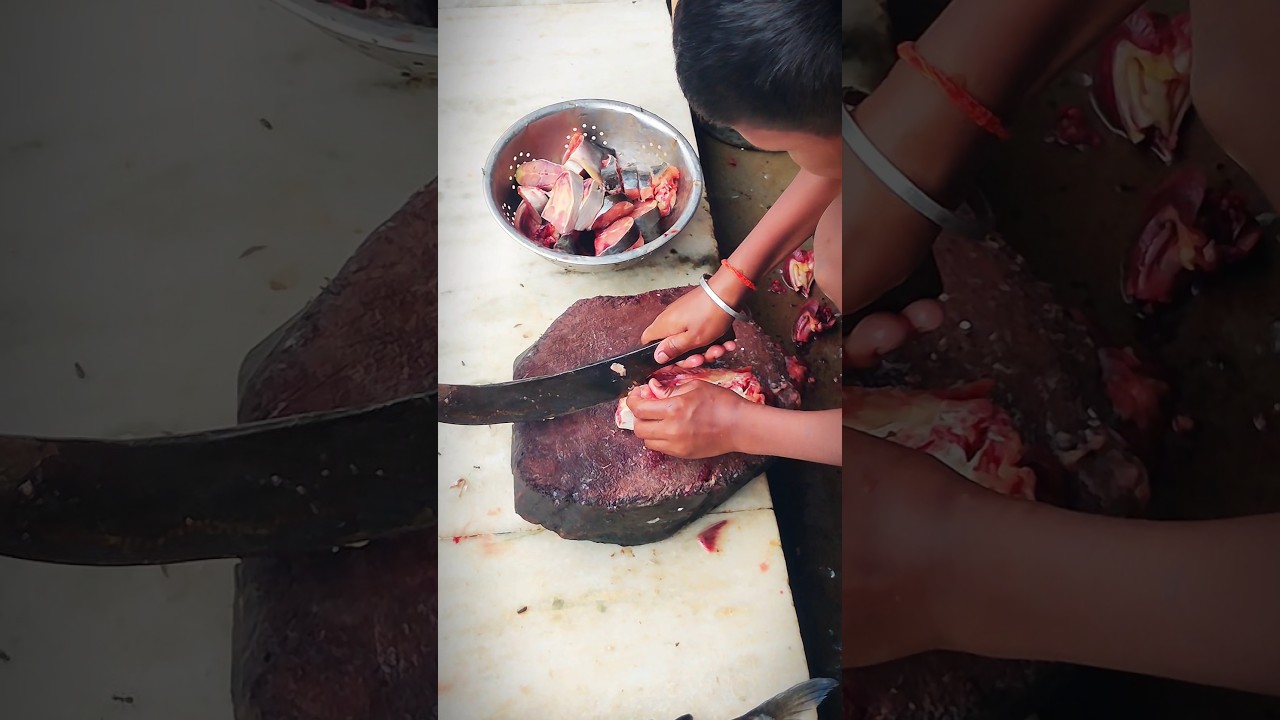 🔥😱Amazing! Rural Village Beautiful Pangas Fish Cutting Skills 