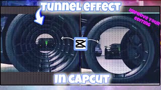 How to create this tunnel effect on your smartphone || capcut tutorial