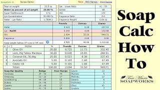 How to Use SoapCalc, Cold Process Soap, (Tips & Tricks #2) screenshot 5