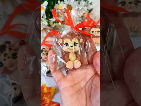 Фігурка з шоколаду Мавпа Фігурка на торт Прикраси з бельгійського шоколаду Шоколадний декор іграшки тварини Шоколад ручної роботи, видео 1