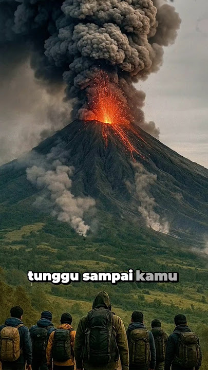 Erupsi saat tengah pendakian di Semeru #kisahpendaki #erupsisemeru #semeruerupsi