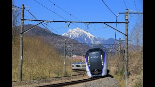 中央本線 春景色の中を行く特急あずさ他 2019年4月