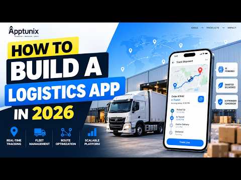 How to Build a Logistics App in 2026 | How to Create a Logistics Platform in 2026