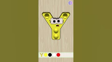 I did in 2 seconds? And you? Alphabet lore letter Y #alphabetlore #popit #shorts