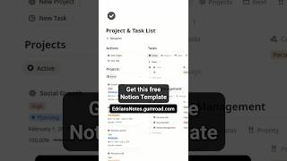 To-Do List Notion Template #shorts #todolist #productivity