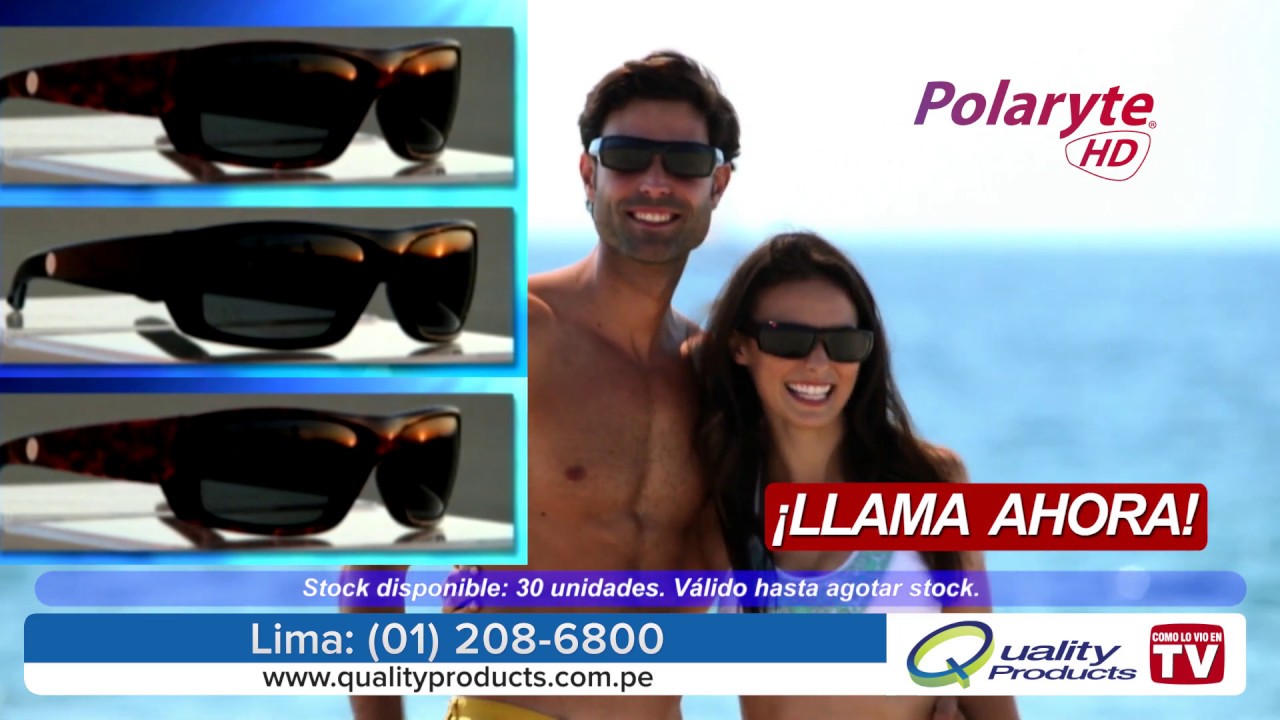 tempo Frugal odio Lentes de sol con filtro polarizado Polaryte 😎☀ - YouTube