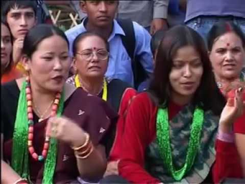 Ram Prasad Khanal's Nepali Folk Duet song(hida newroad gate)