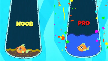 Noob Vs Pro: Save The Fish Gameplay Walkthrough Android & iOS #1