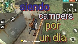Siendo un campers  por un dia |rojogameplay