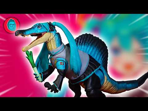 🚨 SPINOSAURUS + HATSUNE MIKU = Review SPINOMIKU 🩵 Dinosaurio 3D!