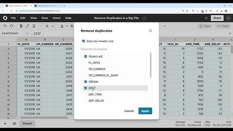 How to Remove Duplicates in a Big File and Highlight and Count Unique Values Dynamically