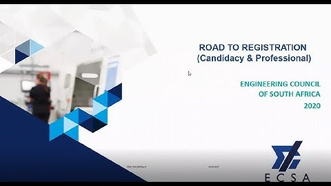 ECSA Road to Registration Presentation Video 1 1