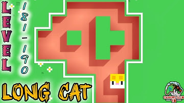 Long Cat | Long Cat Level 181 - 190 | Puzzle Games Walkthrough | Gameplay Without Commentary | #game
