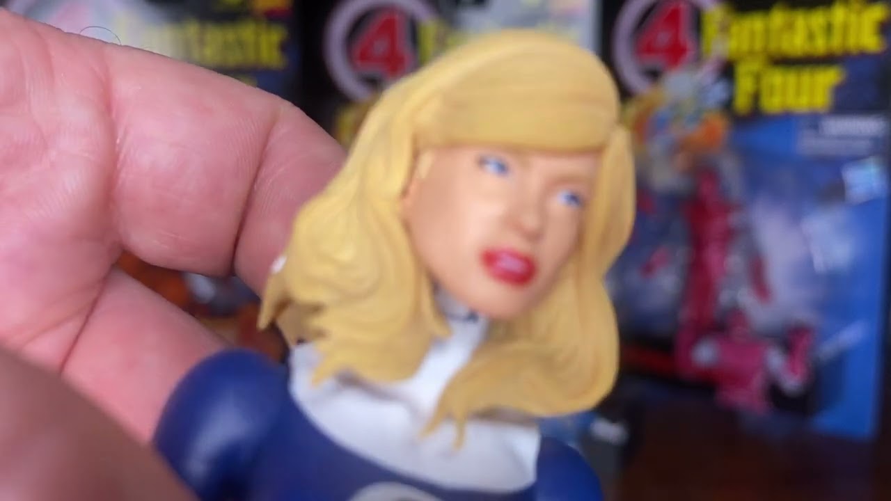 Marvel Legends Fantastic Four Retro Wave Unboxing The Invisible Woman!