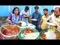 Hyderabadi Street Food Meals | Chicken Rice/Veg Rice/Chicken Chapathi @ 50 Rs Only | Best StreetFood