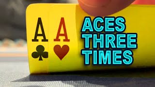 Pocket Aces 3 Times In Bobby's Room!!!