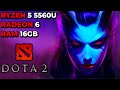Dota 2 | 1080P Ryzen 5 5560U Radeon 6 Graphics AMD 16GB DUAL CHANNEL RAM Performance