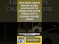 Man who drove drunk in Albuquerque sentenced to probation after firing shots, causing severe crash