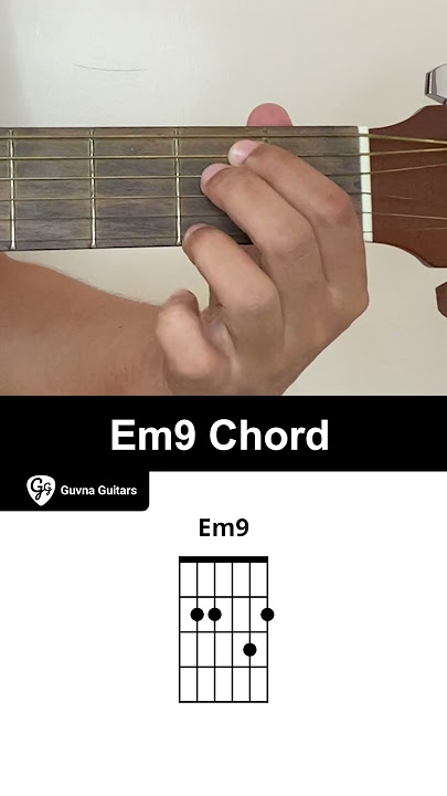 Two E Minor 9th Chords #guitarlesson #guitarchords