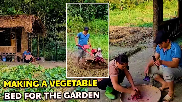 She Built a Vegetable Bed and Her Husband Kissed Her with Love | Sweet Village Life Moment