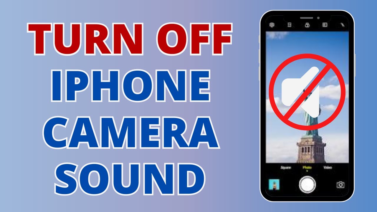 How To Turn Off Camera Sound On IPhone 2 Easy Ways YouTube