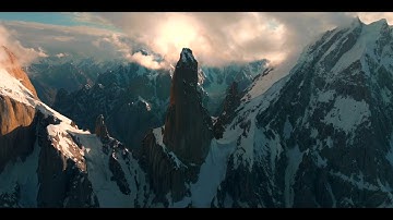 Fly over Trango Tower