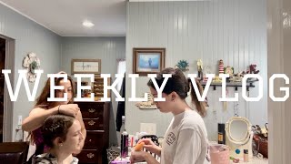 Week in my life | getting ready for college finals | doing Prom glam | Temu haul