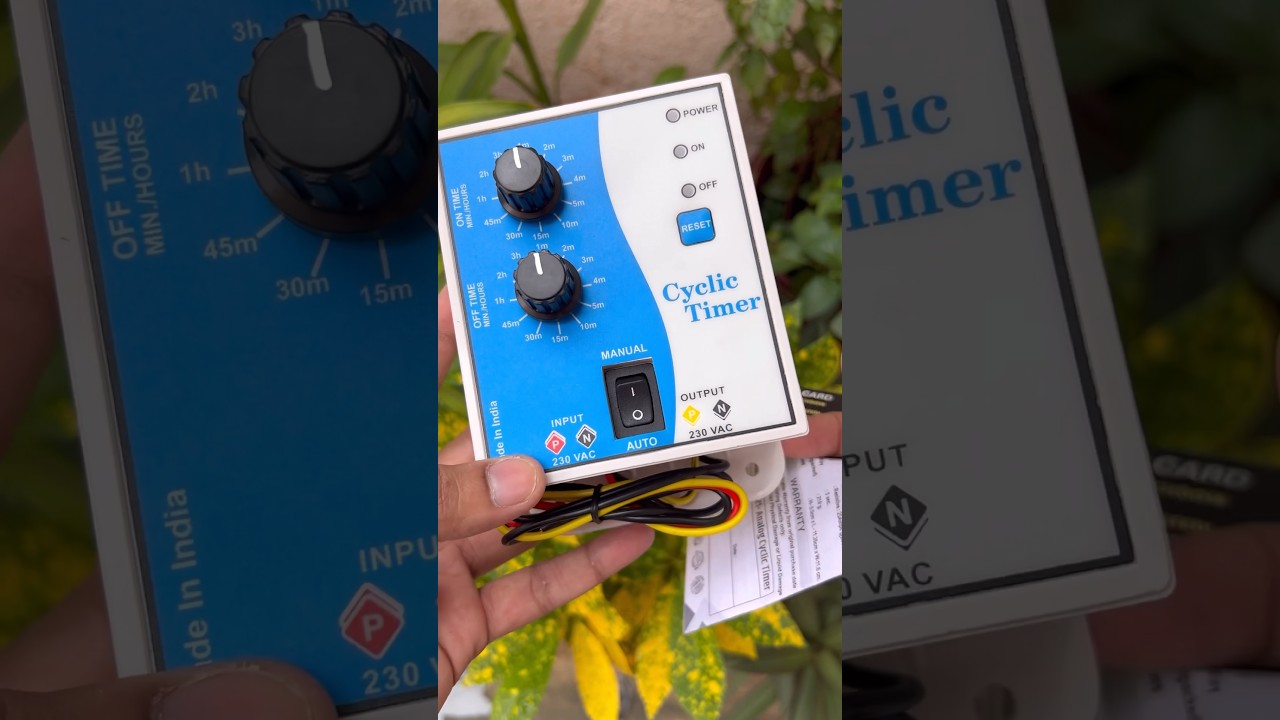 Hydroponic Farming at home cycling timer   Unboxing ⏱️ 