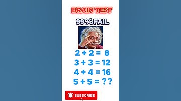 🧠 "Can You Solve This In 10 Seconds? | Math Riddle For Genius"