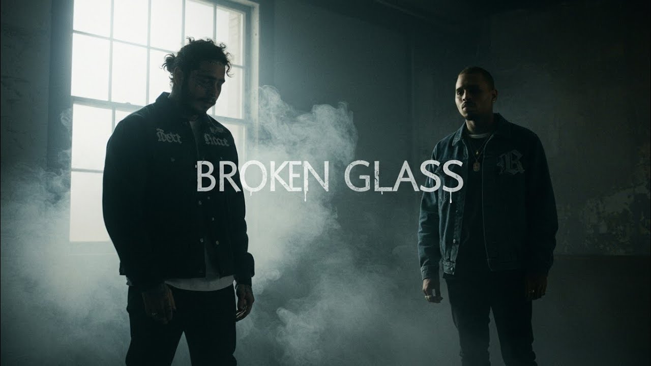Chris Brown & Post Malone - Broken Glass | Lyrics Video