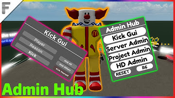 ROBLOX Serverside script showcase Admin Hub