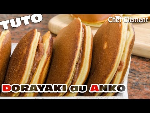 recette-japonaise-:-dorayaki-traditionnels-au-anko-(pâte-de-haricots-rouges)---chef-clément