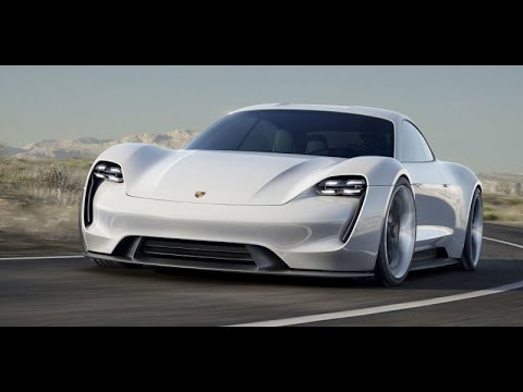 Porsche Mission E - фантастический электрический седан.