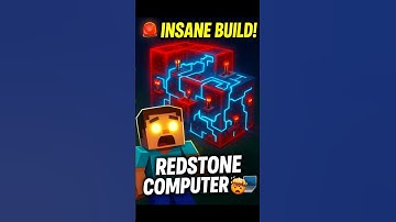 🚨 INSANE Minecraft Redstone Computer Build (Almost Finished!) 🤯💻 #Minecraft