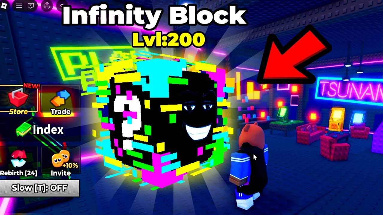 I got NEW INFINITY BRAINROTS in Escape Tsunami for Brainrots!