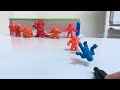 消しゴムサッカーの世界 ⑷の❸/豪快!ウォーズマンのシュート!テリーマンK.O!!