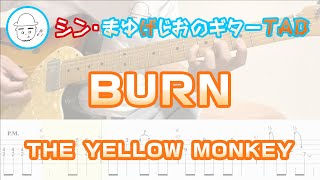 【TAB】BURN / THE YELLOW MONKEY まゆげじおのギター弾いてみた Guitar Cover
