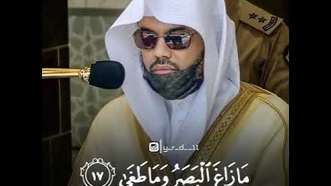 سورة النجم من آية 15 وحتى 22 بصوت الشيخ #ياسر_الدوسري