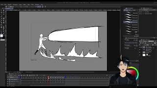 How I add 3D backgrounds to my 2D Animations (Clip Studio Paint + Blender + DaVinci Resolve)