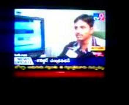 Sai Satish Interview inTv9 about Hacking