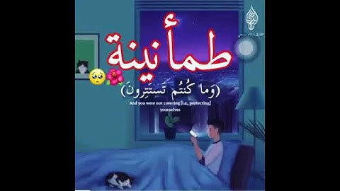 مقطع من سورة  فصلت راحة نفسية