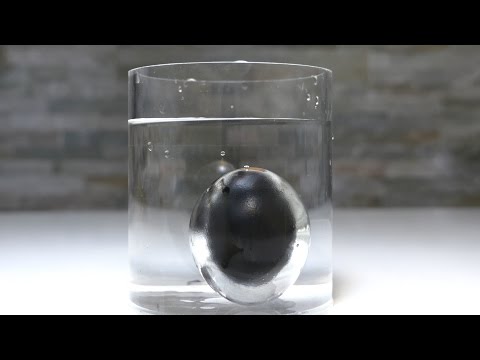 Silver Egg Experiment! Fire and Water turns makes the egg shiny